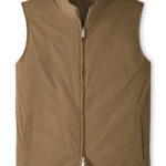 Peter Millar Ryder Reversible Vest in Light Mocha