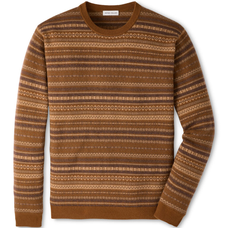 Peter Millar Saddle Fairisle Crewneck Sweater
