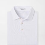 Peter Millar Solid Performance Mesh Polo in White