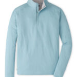 Peter Millar Stealth Performance Quarter-Zip in Seaflower