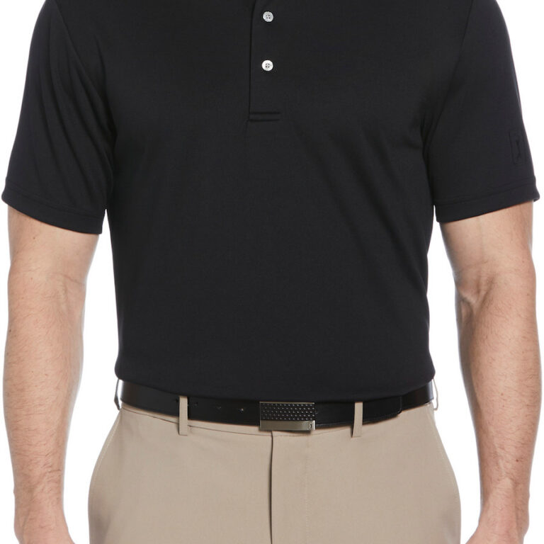 PGA Tour Airflux Polo in Caviar