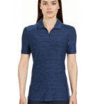 PGA Tour Ladies’ Jaspe Airflux Polo in Peacoat Htr