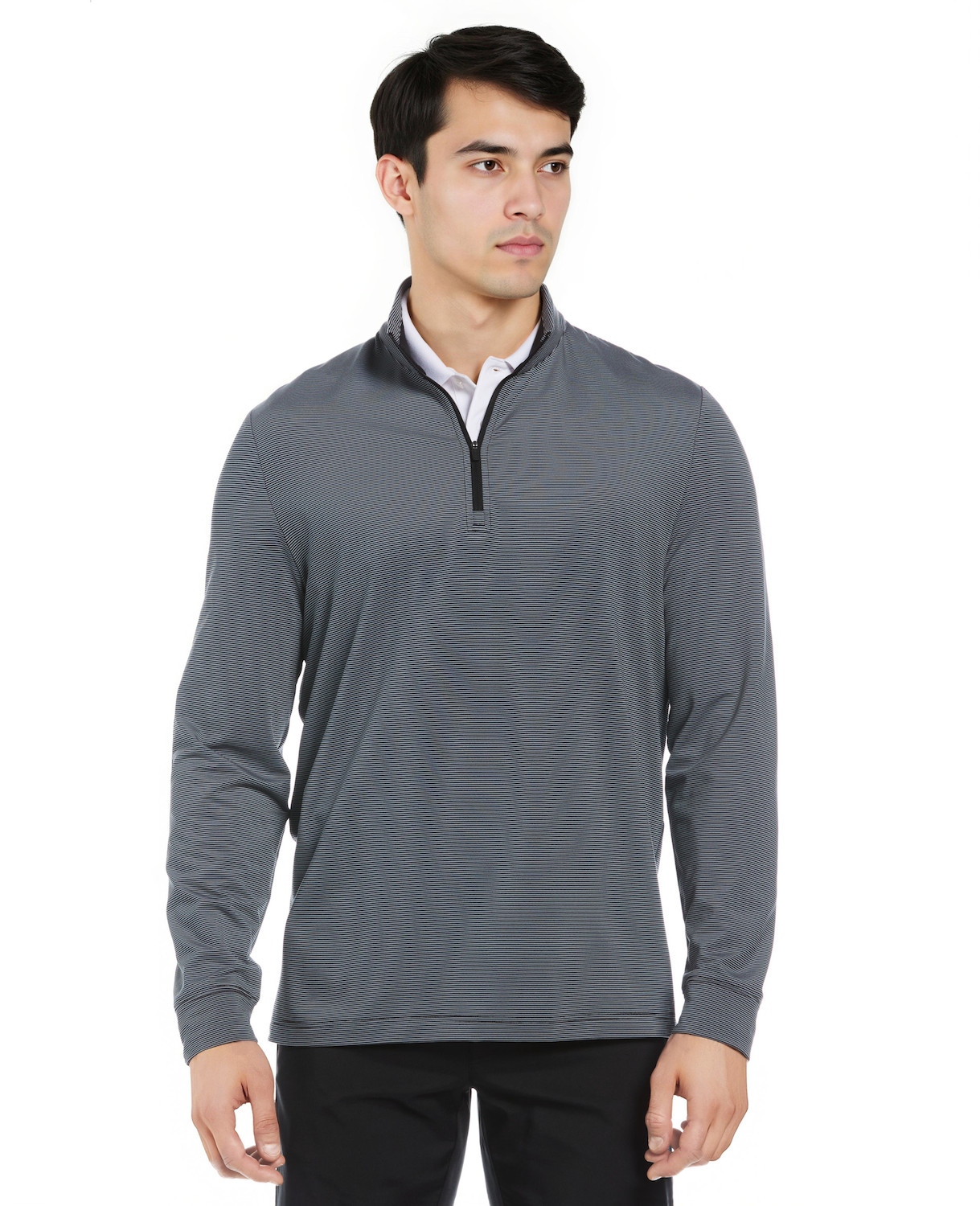 PGA Tour Men’s Feeder Stripe Mock Neck