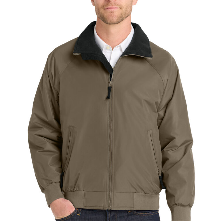 Port Authority Challenger Jacket in Khaki/ True Black