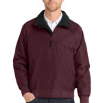 Port Authority Challenger Jacket in Maroon/ Black