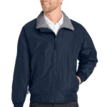 Port Authority Challenger Jacket in True Navy/ Gray