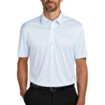 Port Authority Shirt Collar Polo in Cloud Blue Check