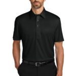 Port Authority Shirt Collar Polo in Deep Black