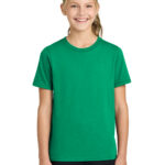 Port & Co Youth Easy Cotton Tee in Kelly