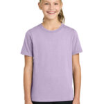 Port & Co Youth Easy Cotton Tee in Lavender