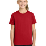 Port & Co Youth Easy Cotton Tee in Red