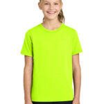 Port & Co Youth Easy Cotton Tee in S. Green