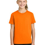Port & Co Youth Easy Cotton Tee in Tennessee Orange