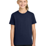 Port & Co Youth Easy Cotton Tee in True Navy