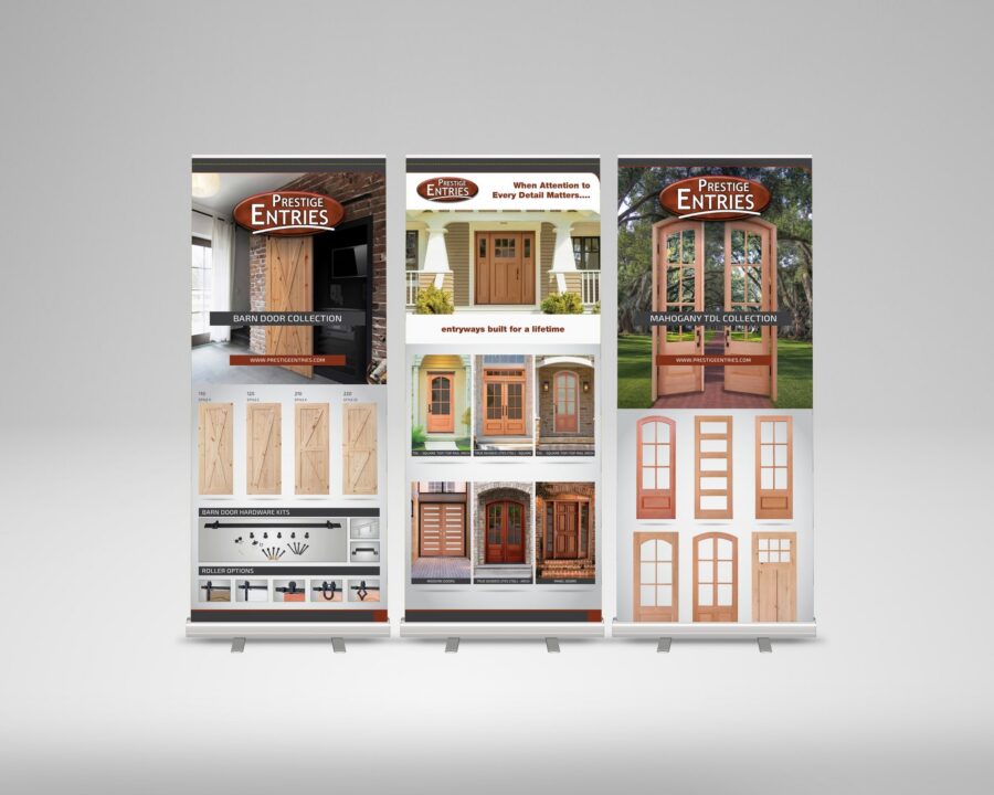 Prestige Entries roll-up banners