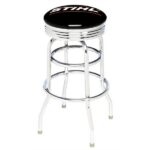 Retro Pan Swivel Bar Stool