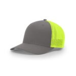 Richardson 110 R-Flex Trucker in Charcoal/Neon Yellow