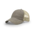 Richardson 111 Garment Washed Trucker in Driftwood/Khaki