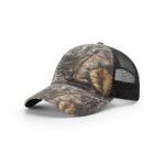 Richardson 111P Garment Washed Printed Trucker in Mossy Oak Country DNA/Black