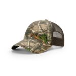 Richardson 111P Garment Washed Printed Trucker in Realtree Edge/Brown
