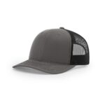 Richardson 112 Trucker in Charcoal/Black