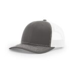 Richardson 112 Trucker in Charcoal/White