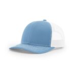 Richardson 112 Trucker in Columbia Blue/White