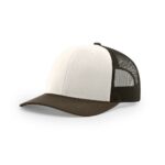 Richardson 112 Trucker in Cream/Grey Brown/Brown