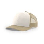 Richardson 112 Trucker in Cream/Khaki