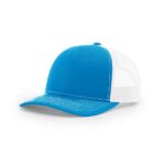 Richardson 112 Trucker in Cyan/White