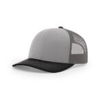 Richardson 112 Trucker in Grey/Charcoal/Black