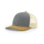 Richardson 112 Trucker in Heather Grey/Birch/Amber Gold