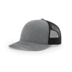 Richardson 112 Trucker in Heather Grey/Black