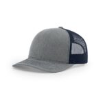Richardson 112 Trucker in Heather Grey/Navy