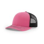 Richardson 112 Trucker in Hot Pink/Black