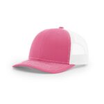 Richardson 112 Trucker in Hot Pink/White