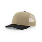 Richardson 112 Trucker in Khaki/Black