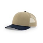 Richardson 112 Trucker in Khaki/Navy