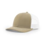 Richardson 112 Trucker in Khaki/White
