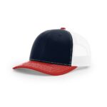 Richardson 112 Trucker in Navy/White/Red