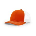 Richardson 112 Trucker in Orange/White