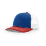 Richardson 112 Trucker in Royal/White/Red