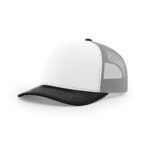 Richardson 112 Trucker in White/Aluminum/Black