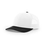 Richardson 112 Trucker in White/Black