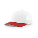 Richardson 112 Trucker in White/Red