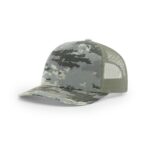 Richardson 112P Printed Trucker in Digital Camo/Light Green
