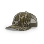 Richardson 112P Printed Trucker in Mossy Oak Bottomland/Loden