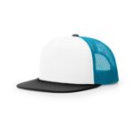 Richardson 113 Foamie Trucker in White/Neon Blue/Black