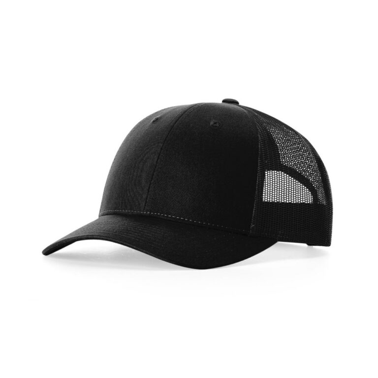 Richardson 115 Low Pro Trucker in Black