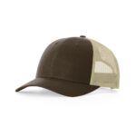 Richardson 115 Low Pro Trucker in Brown/Dk Khaki